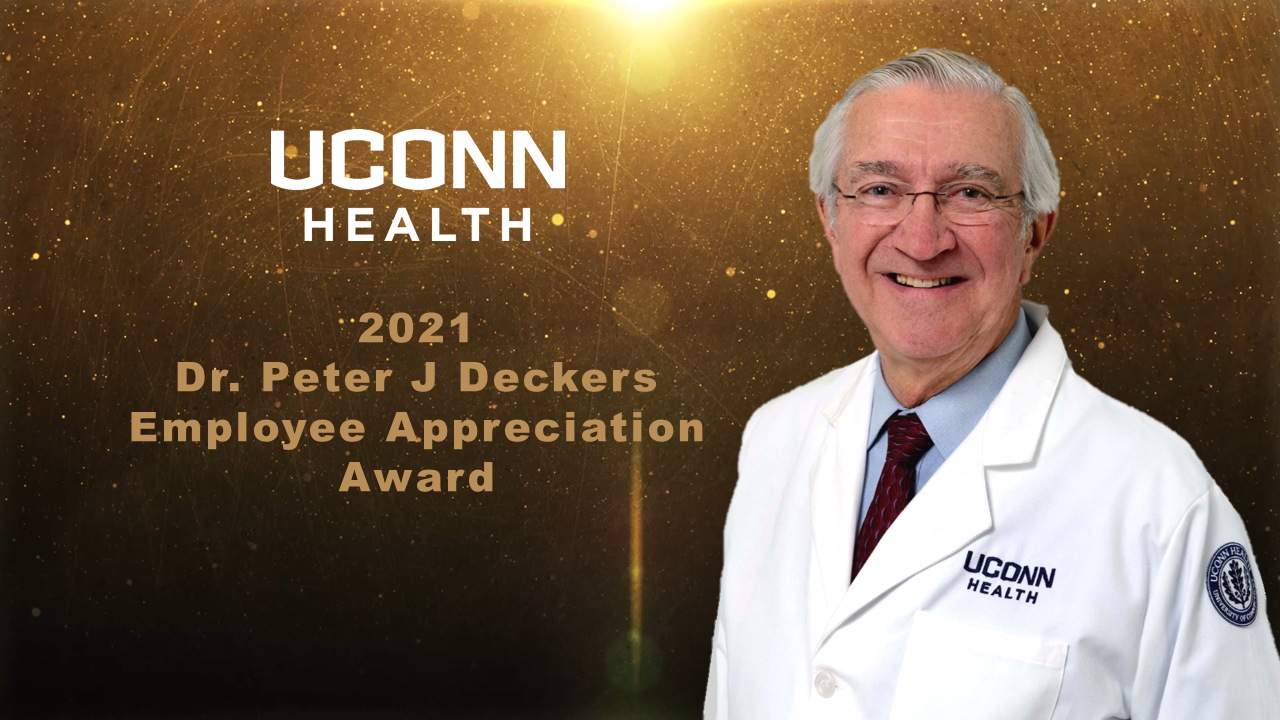 Dr. Peter J. Deckers Employee Appreciation Award Ceremony 2021